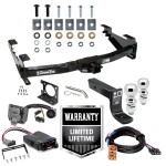 Trailer Hitch Brake Control For 01-02 Chevy Silverado GMC Sierra 2500 HD 3500 w/ Plug Play Wiring 2" and 2- 5/16" Ball 4" Drop Mount 7-Way Pin Blade RV Controller Class 4 Trailer Hitch Brake Control For 01-02 Chevy Silverado GMC Sierra 2500 HD 3500 w/ Plug Play Wiring 2" and 2- 5/16" Ball 4" Drop Mount 7-Way Pin Blade RV Controller Class 4