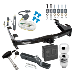 Custom Fit Trailer Hitch Wiring Harness (Requires Splicing) 2" Drop Ball-Mount w/ Pin/Clip 2" Chrome Ball Security Lock Pin Rubber Hitch Plug Cover Installation Hardware Installation Instructions 41544 20252 23 63845 580407 7010 Draw-Tite Trail Trailer Tow Hitch For 01-07 Chevy Silverado GMC Sierra 2500 HD 3500 Complete Package w/ Wiring and 2" Ball