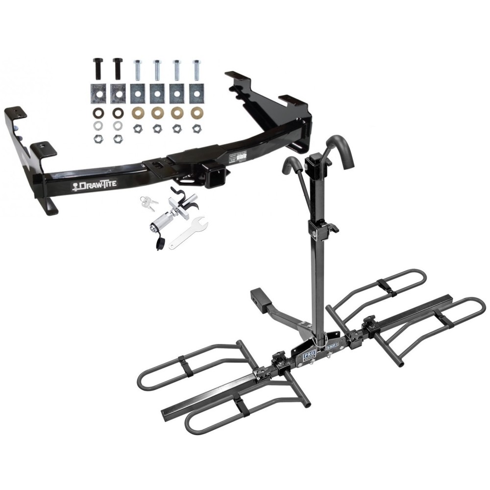 Custom Fit Trailer Hitch 2 Bike Carrier Rail Rack Anti Rattle Device w/ 2 Keys Installation Hardware Installation Instructions 41544 63134 63100 Draw-Tite Trailer Tow Hitch 01-07 Chevy Silverado GMC Sierra 2500HD 3500 Classic Platform Style 2 Bike Rack A Trailer Tow Hitch For 01-07 Chevy Silverado GMC Sierra 2500HD 3500 Classic Platform Style 2 Bike Rack w/ Anti Rattle Hitch Lock