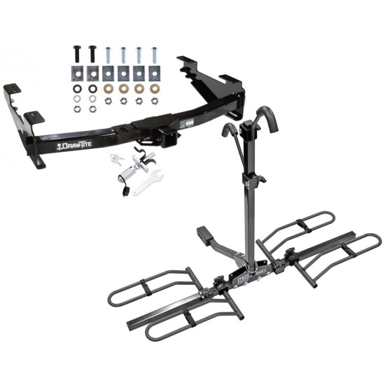 Custom Fit Trailer Hitch 2 Bike Carrier Rail Rack Anti Rattle Device w/ 2 Keys Installation Hardware Installation Instructions 41544 63134 63100 Draw-Tite Trailer Tow Hitch 01-07 Chevy Silverado GMC Sierra 2500HD 3500 Classic Platform Style 2 Bike Rack A Trailer Tow Hitch For 01-07 Chevy Silverado GMC Sierra 2500HD 3500 Classic Platform Style 2 Bike Rack w/ Anti Rattle Hitch Lock