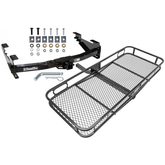 Custom Fit Trailer Hitch w/ Pin & Clip Cargo Hitch Basket Installation Hardware Installation Instructions 41544 63153 63240 Draw-Tite Trailer Tow Hitch 01-07 Chevy Silverado GMC Sierra 2500HD 3500 Classic Basket Cargo Carrier Platform Hitch Pin 01 02 Trailer Tow Hitch For 01-07 Chevy Silverado GMC Sierra 2500HD 3500 Classic Basket Cargo Carrier Platform w/ Hitch Pin