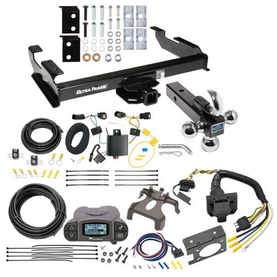 Class 5 2" Receiver Hitch For 88-00 Chevy GMC C/K 1500 2500 3500 8 ft. Bed Pickup w/ Prodigy P3 Trailer Brake Control 7-Way RV Wiring Complete System Tri-Tow-Ball 1-7/8" 2" 2-5/16" Class 5 2" Receiver Hitch For 88-00 Chevy GMC C/K 1500 2500 3500 8 ft. Bed Pickup w/ Prodigy P3 Trailer Brake Control 7-Way RV Wiring Complete System Tri-Tow-Ball 1-7/8" 2" 2-5/16"