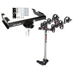 Trailer Tow Hitch For 88-00 Chevy GMC C/K 1500 2500 3500 8 ft. Bed w/ 4 Bike Carrier Rack Trailer Tow Hitch For 88-00 Chevy GMC C/K 1500 2500 3500 8 ft. Bed w/ 4 Bike Carrier Rack
