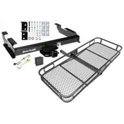 Trailer Tow Hitch For 88-00 Chevy GMC C/K 1500 2500 3500 8 ft. Bed Basket Cargo Carrier Platform Hitch Lock and Cover Trailer Tow Hitch For 88-00 Chevy GMC C/K 1500 2500 3500 8 ft. Bed Basket Cargo Carrier Platform Hitch Lock and Cover
