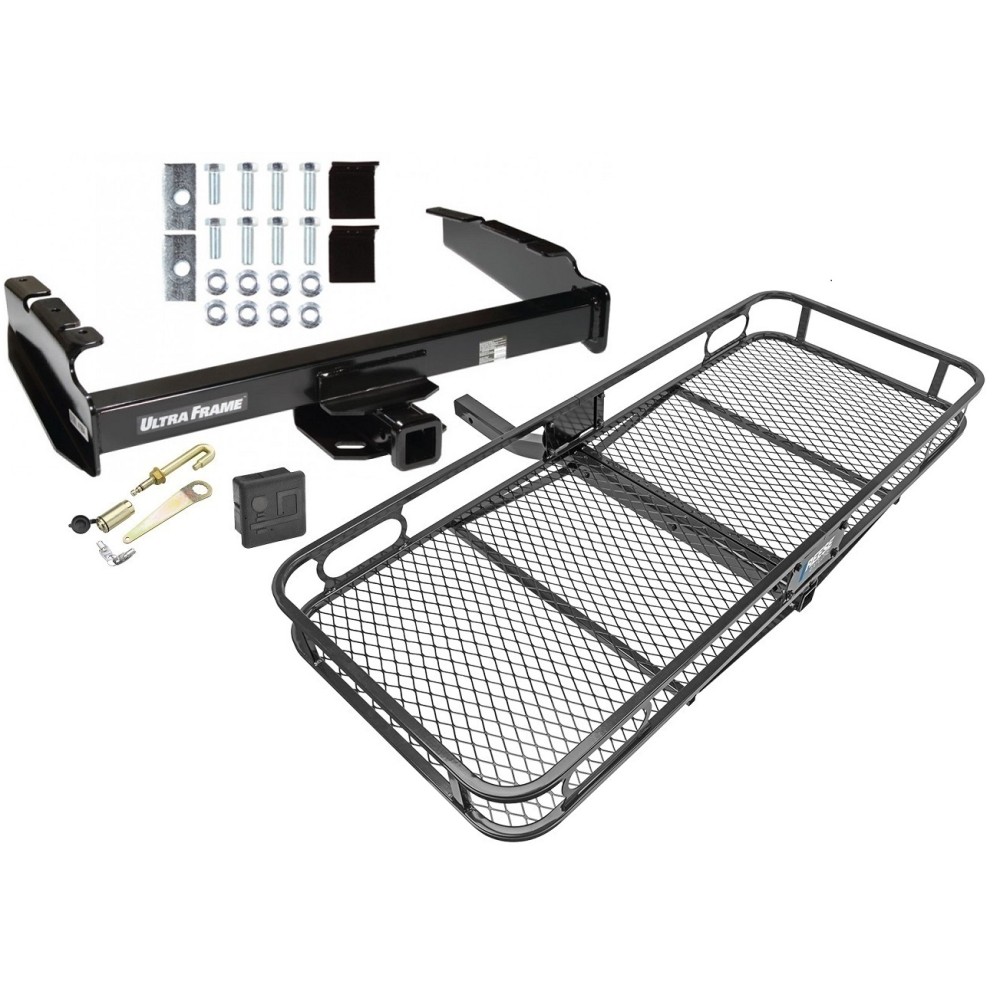 Custom Fit Trailer Hitch Cargo Hitch Basket Security J-Pin Rubber Hitch Plug Cover Installation Hardware Installation Instructions 41904 63153 63201 7010 Draw-Tite Trailer Tow Hitch 80-97 F-150 F-250 F-350 F-100 Heavy Duty Basket Cargo Carrier Platform Hi Trailer Tow Hitch For 80-97 Ford F-150 F-250 F-350 F-100 Heavy Duty Basket Cargo Carrier Platform Hitch Lock and Cover