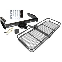 Trailer Tow Hitch For 80-97 Ford F-150 F-250 F-350 F-100 Heavy Duty Basket Cargo Carrier Platform Hitch Lock and Cover