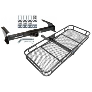 Trailer Tow Hitch For 92-14 Ford Econoline E-150 E-250 E-350 Basket Cargo Carrier Platform w/ Hitch Pin