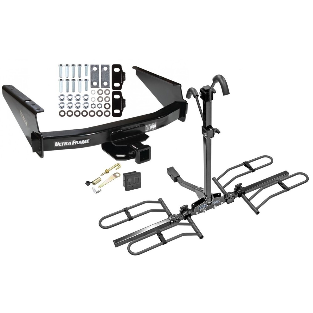 Custom Fit Trailer Hitch 2 Bike Carrier Rail Rack Anti Rattle Device w/ 2 Keys Installation Hardware Installation Instructions 41920 63134 63201 7010 Draw-Tite Trailer Tow Hitch 97-03 F-150 Flareside Styleside Supercrew 04 Heritage F-250 Styleside Platfo Trailer Tow Hitch For 97-03 F-150 Flareside Styleside Supercrew 04 Heritage F-250 Styleside Platform Style 2 Bike Rack Hitch Lock and Cover