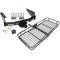 Trailer Tow Hitch For 99-04 F-250 F-350 Super Duty Basket Cargo Carrier Platform Hitch Lock and Cover