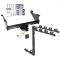 Custom Fit Trailer Hitch 4 Bike Carrier Security J-Pin Rubber Hitch Plug Cover Installation Hardware Installation Instructions 41929 1393100G 63201 7010 Draw-Tite Trailer Tow Hitch 4 Bike Rack 03-23 Dodge Ram 1500 2500 3500 tilt away adult or child arms Trailer Tow Hitch w/ 4 Bike Rack For 03-24 Dodge Ram 1500 2500 3500 tilt away adult or child arms fold down carrier w/ Lock and Cover
