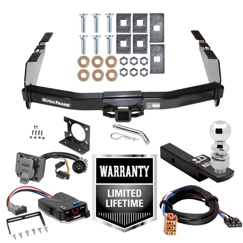 Class 5 Trailer Hitch w/ Brake Control For 99-02 Chevy ... chevy 1500 trailer brake controller wiring 
