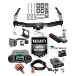 Custom Fit Trailer Hitch Class 5 Wiring Harness (Plug & Play) Tekonsha Prodigy P3 Proportional Brake Control For 1-4 Axles Plug & Play Brake Control Wiring Adapter 2" Drop Ball-Mount w/ Pin/Clip 2-5/16" Chrome Ball Installation Hardware Class 5 Trailer Hitch w/ Brake Control For 99-02 Chevy Silverado GMC Sierra 1500 99-02 2500 LD w/ Plug Play Wiring 2- 5/16" Ball 2" Drop Mount 7-Way Pin Blade RV Controller