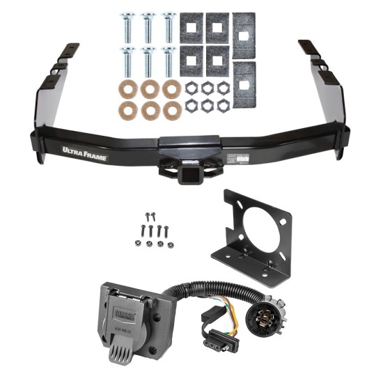 Custom Fit Trailer Hitch Wiring Harness (Plug & Play) Installation Hardware Installation Instructions 41932 74682 Draw-Tite Class 5 Trailer Hitch Wiring Kit 99-07 Chevy Silverado GMC Sierra 1500 1500 HD 99-04 2500 LD 7-Way Pin Blade RV 4-Flat Plug Ha Class 5 Trailer Hitch w/ Wiring Kit For 99-07 Chevy Silverado GMC Sierra 1500 1500 HD 99-04 2500 LD 7-Way Pin Blade RV 4-Flat Plug Harness Light w/ Bracket