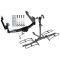 Trailer Tow Hitch For 07-21 Toyota Tundra Platform Style 2 Bike Rack w/ Anti Rattle Hitch Lock