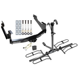 Trailer Tow Hitch For 07-21 Toyota Tundra Platform Style 2 Bike Rack Hitch Lock and Cover Trailer Tow Hitch For 07-21 Toyota Tundra Platform Style 2 Bike Rack Hitch Lock and Cover