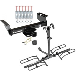 Trailer Tow Hitch For 01-24 Chevy Silverado GMC Sierra 3500 4500 5500 Platform Style 2 Bike Rack Hitch Lock and Cover Trailer Tow Hitch For 01-24 Chevy Silverado GMC Sierra 3500 4500 5500 Platform Style 2 Bike Rack Hitch Lock and Cover