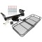 Trailer Tow Hitch For 01-24 Chevy Silverado GMC Sierra 3500 4500 5500 Basket Cargo Carrier Platform Hitch Lock and Cover