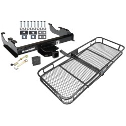 Trailer Tow Hitch For 63-23 Chevy Silverado GMC Sierra 3500 C/K Series Basket Cargo Carrier Platform Hitch Lock and Cover