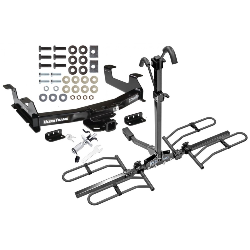 Custom Fit Trailer Hitch 2 Bike Carrier Rail Rack Anti Rattle Device w/ 2 Keys Installation Hardware Installation Instructions 41942 63134 63100 Draw-Tite Trailer Tow Hitch 11-14 Chevy Silverado GMC Sierra 2500 3500 HD Platform Style 2 Bike Rack Anti Rat Trailer Tow Hitch For 11-14 Chevy Silverado GMC Sierra 2500 3500 HD Platform Style 2 Bike Rack w/ Anti Rattle Hitch Lock