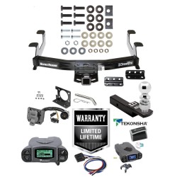 Trailer Hitch w/ Tekonsha Prodigy P3 Brake Control For 11-14 Chevy Silverado GMC Sierra 2500 3500 HD w/ 2-5/16" Ball 2" Drop Mount 7-Way Pin Blade RV Trailer Hitch w/ Tekonsha Prodigy P3 Brake Control For 11-14 Chevy Silverado GMC Sierra 2500 3500 HD w/ 2-5/16" Ball 2" Drop Mount 7-Way Pin Blade RV