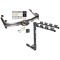 Custom Fit Trailer Hitch 4 Bike Carrier Security J-Pin Rubber Hitch Plug Cover Installation Hardware Installation Instructions 41944 1393100G 63201 7010 Draw-Tite Trailer Tow Hitch 4 Bike Rack 01-10 Chevy Silverado GMC Sierra 2500 3500 tilt away adult or Trailer Tow Hitch w/ 4 Bike Rack For 01-10 Chevy Silverado GMC Sierra 2500 3500 tilt away adult or child arms fold down carrier w/ Lock and Cover