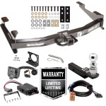 Class 5 Trailer Hitch w/ Brake Control For 03-07 Chevy Silverado GMC Sierra 2500 HD 3500 w/ Plug Play Wiring 2- 5/16" Ball 2" Drop Mount 7-Way Pin Blade RV Controller Class 5 Trailer Hitch w/ Brake Control For 03-07 Chevy Silverado GMC Sierra 2500 HD 3500 w/ Plug Play Wiring 2- 5/16" Ball 2" Drop Mount 7-Way Pin Blade RV Controller