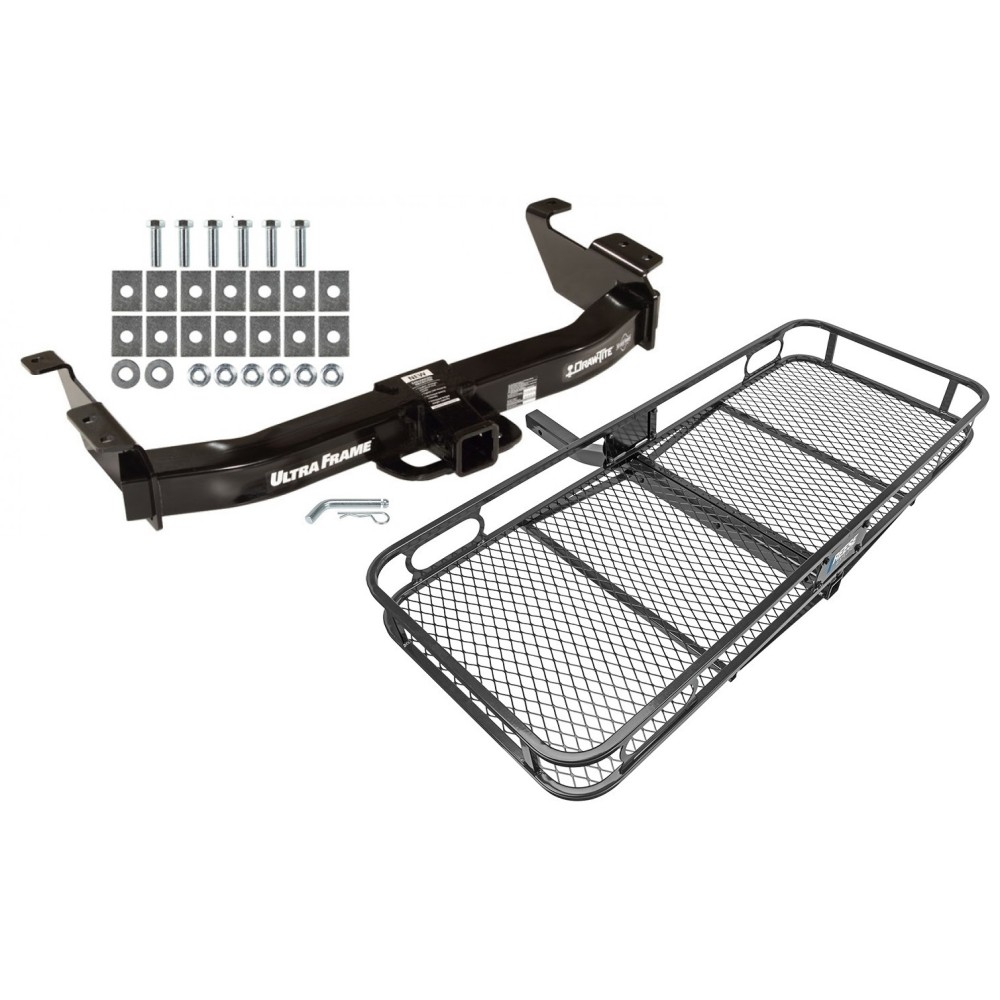 Custom Fit Trailer Hitch w/ Pin & Clip Cargo Hitch Basket Installation Hardware Installation Instructions 41945 63153 63240 Draw-Tite Trailer Tow Hitch 00-14 E-150 E-250 E-350 Econoline Basket Cargo Carrier Platform Hitch Pin 00 01 02 03 04 05 06 07 Trailer Tow Hitch For 00-14 Ford E-150 E-250 E-350 Econoline Basket Cargo Carrier Platform w/ Hitch Pin