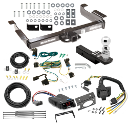 Class 5 2" Receiver Hitch For 03-24 Chevy Express GMC Savana Van w/ Draw-Tite Trailer Brake Control 7-Way RV Wiring Complete System Receiver 2-5/16" Tow Ball Class 5 2" Receiver Hitch For 03-24 Chevy Express GMC Savana Van w/ Draw-Tite Trailer Brake Control 7-Way RV Wiring Complete System Receiver 2-5/16" Tow Ball