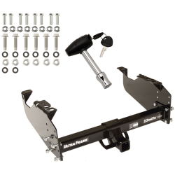 Trailer Tow Hitch For Cab and Chassis Pickups Fits 63-24 Ford GMC Chevrolet Dodge Ram w/ Security Lock Pin Key