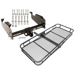 Trailer Hitch For 63-24 Ford GMC Chevrolet Dodge Ram Basket Cargo Carrier Platform w/ Hitch Pin