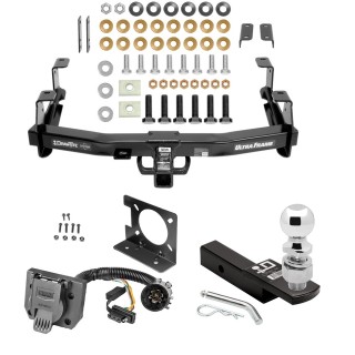 Custom Fit Trailer Hitch Wiring Harness (Plug & Play) 2" Drop Ball-Mount w/ Pin/Clip 2-5/16" Chrome Ball Installation Hardware Installation Instructions 41950 74682 40200 63836 63240 Draw-Tite Class 5 Trailer Hitch Package Wiring 15-19 Chevy Class 5 Trailer Hitch Package w/ Wiring For 15-19 Chevy Silverado GMC Sierra 2500 3500 HD w/ 2-5/16" Ball 2" Drop Mount 7-Way Pin Blade RV