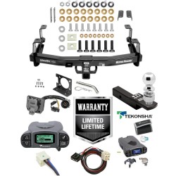Class 5 Trailer Hitch w/ Tekonsha Prodigy P3 Brake Control For 15-19 Chevy Silverado GMC Sierra 2500 3500 HD w/ Plug Play Wiring 2- 5/16" Ball 2" Drop Mount 7-Way Pin Blade RV Controller Class 5 Trailer Hitch w/ Tekonsha Prodigy P3 Brake Control For 15-19 Chevy Silverado GMC Sierra 2500 3500 HD w/ Plug Play Wiring 2- 5/16" Ball 2" Drop Mount 7-Way Pin Blade RV Controller