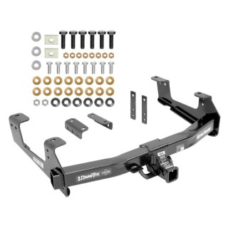 Custom Fit Trailer Hitch Wiring Harness (Plug & Play) 2" Drop Ball-Mount w/ Pin/Clip 2-5/16" Chrome Ball Installation Hardware Installation Instructions 41950 74682 40200 63836 63240 Draw-Tite Class 5 Trailer Hitch Package Wiring 15-19 Chevy Class 5 Trailer Hitch Package w/ Wiring For 15-19 Chevy Silverado GMC Sierra 2500 3500 HD w/ 2-5/16" Ball 2" Drop Mount 7-Way Pin Blade RV