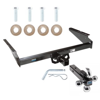 Reese Trailer Tow Hitch Receiver For 90-05 Chevy Astro GMC Safari w/Tri-Ball Triple Ball 1-7/8" 2" 2-5/16"