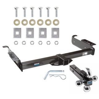 Custom Fit Trailer Hitch Tri-Ball Trailer Hitch Ball Mount w/ Pin/Clip 44028 7031400 63240 Reese Trailer Tow Hitch Receiver 96-19 Chevy Express GMC Savana Van w/Tri-Ball Triple Ball 1-7/8" 2" 2-5/16" 96 97 98 99 00 01 02 03 04 05 06 07 08 0 Reese Trailer Tow Hitch Receiver For 96-19 Chevy Express GMC Savana Van w/Tri-Ball Triple Ball 1-7/8" 2" 2-5/16"