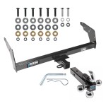 Custom Fit Trailer Hitch Tri-Ball Trailer Hitch Ball Mount w/ Pin/Clip 44062 7031400 63240 Reese Trailer Tow Hitch Receiver 96-04 Chevy S10 GMC Sonoma Isuzu Hombre w/Tri-Ball Triple Ball 1-7/8" 2" 2-5/16" 96 97 98 99 00 01 02 03 04 1996 199 Reese Trailer Tow Hitch Receiver For 96-04 Chevy S10 GMC Sonoma Isuzu Hombre w/Tri-Ball Triple Ball 1-7/8" 2" 2-5/16"