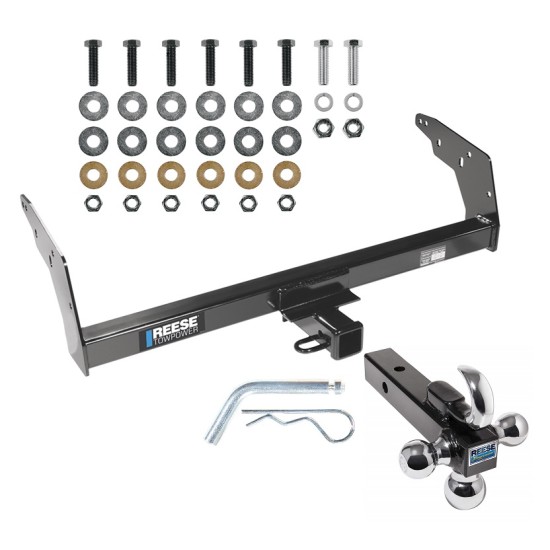 Custom Fit Trailer Hitch Tri-Ball Trailer Hitch Ball Mount w/ Pin/Clip 44062 7031400 63240 Reese Trailer Tow Hitch Receiver 96-04 Chevy S10 GMC Sonoma Isuzu Hombre w/Tri-Ball Triple Ball 1-7/8" 2" 2-5/16" 96 97 98 99 00 01 02 03 04 1996 199 Reese Trailer Tow Hitch Receiver For 96-04 Chevy S10 GMC Sonoma Isuzu Hombre w/Tri-Ball Triple Ball 1-7/8" 2" 2-5/16"