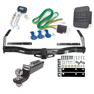 Custom Fit Trailer Hitch Wiring Harness (Requires Splicing) 2" Drop Ball-Mount w/ Pin/Clip 2" Chrome Ball Security Lock Pin Rubber Hitch Plug Cover Installation Hardware Installation Instructions 44094 78058 21536 7054430 7000600 Reese Trailer Reese Trailer Tow Hitch For 78-92 Dodge Van B100 B150 B200 B250 B300 B350 Deluxe Package Wiring 2" Ball and Lock