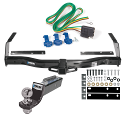 Reese Trailer Tow Hitch For 78-92 Dodge Van B100 B150 B200 B250 B300 B350 Complete Package w/ Wiring and 2" Ball