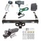 Custom Fit Trailer Hitch Wiring Harness (Requires Splicing) 2" Drop Ball-Mount w/ Pin/Clip 2" Chrome Ball Security Lock Pin Rubber Hitch Plug Cover Installation Hardware Installation Instructions 44105 85741 21536 7054430 7000600 Reese Trailer T Reese Trailer Tow Hitch For 88-00 Chevy GMC C1500 C2500 C3500 K1500 K2500 K3500 PKG Deluxe Package w/ Wiring 2" Ball and Lock