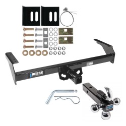 Reese Trailer Tow Hitch Receiver For 98-04 Nissan Frontier 95-97 Pickup 88-94 D21 w/Tri-Ball Triple Ball 1-7/8" 2" 2-5/16" Reese Trailer Tow Hitch Receiver For 98-04 Nissan Frontier 95-97 Pickup 88-94 D21 w/Tri-Ball Triple Ball 1-7/8" 2" 2-5/16"