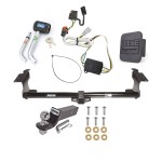 Custom Fit Trailer Hitch Wiring Harness (Plug & Play) 2" Drop Ball-Mount w/ Pin/Clip 2" Chrome Ball Security Lock Pin Rubber Hitch Plug Cover Installation Hardware Installation Instructions 44174 74660 21536 7054430 7000600 Reese Trailer Tow Reese Trailer Tow Hitch For 99-04 Honda Odyssey Deluxe Package Wiring 2" Ball and Lock