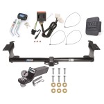 Custom Fit Trailer Hitch Wiring Harness (Plug & Play) 2" Drop Ball-Mount w/ Pin/Clip 2" Chrome Ball Security Lock Pin Rubber Hitch Plug Cover Installation Hardware Installation Instructions 44174 85747 21536 7054430 7000600 Reese Trailer Tow Reese Trailer Tow Hitch For 11-17 Honda Odyssey Deluxe Package Wiring 2" Ball and Lock