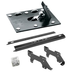 Draw-Tite Gooseneck Trailer Hitch for 03-12 Dodge Ram 2500 3500 06-08 1500 Mega Cab Fold Down Plate w/ Custom Brackets Under Bed Rails 2-5/16" Ball Draw-Tite Gooseneck Trailer Hitch for 03-12 Dodge Ram 2500 3500 06-08 1500 Mega Cab Fold Down Plate w/ Custom Brackets Under Bed Rails 2-5/16" Ball