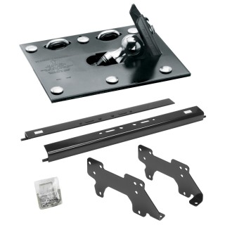 4435 8339 Draw-Tite Draw-Tite Gooseneck Trailer Hitch 03-12 Dodge Ram 2500 3500 06-08 1500 Mega Cab Fold Down Plate Custom Brackets Under Bed Rails 2-5/16" Ball Draw-Tite Gooseneck Trailer Hitch for 03-12 Dodge Ram 2500 3500 06-08 1500 Mega Cab Fold Down Plate w/ Custom Brackets Under Bed Rails 2-5/16" Ball