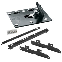Draw-Tite Gooseneck Trailer Hitch for 94-02 Dodge Ram 1500 2500 3500 Fold Down Plate w/ Custom Brackets Under Bed Rails 2-5/16" Ball