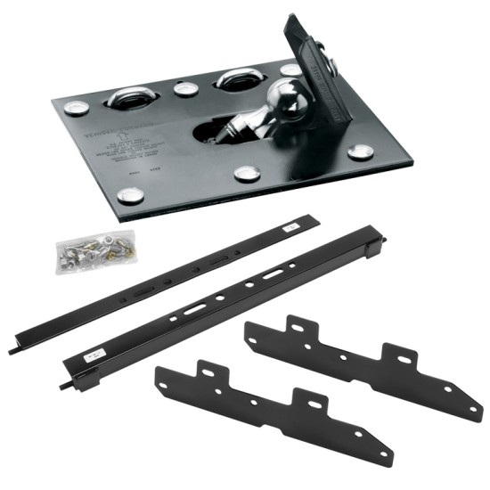 4439 8339 Draw-Tite Draw-Tite Gooseneck Trailer Hitch 94-02 Dodge Ram 1500 2500 3500 Fold Down Plate Custom Brackets Under Bed Rails 2-5/16" Ball 1994 1995 1996 1997 1998 1999 2000 2001 2002 94 95 96 97 98 99 00 01 02 Draw-Tite Gooseneck Trailer Hitch for 94-02 Dodge Ram 1500 2500 3500 Fold Down Plate w/ Custom Brackets Under Bed Rails 2-5/16" Ball