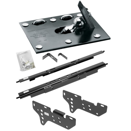 4449 8339 Draw-Tite Draw-Tite Gooseneck Trailer Hitch 99-16 F250 F350 Turnover Brackets Rails Under Bed 2-5/16" Ball 99 00 01 02 03 04 05 06 07 08 09 10 11 12 13 14 15 16 1999 2000 2001 2002 2003 2004 2005 2006 2007 2008 2009 2010 2011 2012 2013 2014 Draw-Tite Gooseneck Trailer Hitch for 99-16 Ford F250 F350 Turnover w/ Brackets Rails Under Bed 2-5/16" Ball