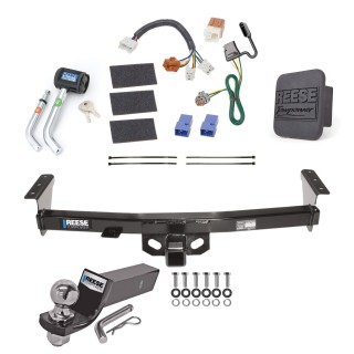 Reese Trailer Tow Hitch For 05-24 Nissan Frontier 09-12 Suzuki Equator Deluxe Package Wiring 2" Ball and Lock Reese Trailer Tow Hitch For 05-24 Nissan Frontier 09-12 Suzuki Equator Deluxe Package Wiring 2" Ball and Lock