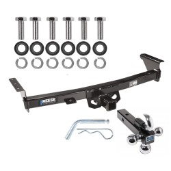 Reese Trailer Tow Hitch Receiver For 05-24 Nissan Frontier 09-12 Suzuki Equator w/Tri-Ball Triple Ball 1-7/8" 2" 2-5/16" Reese Trailer Tow Hitch Receiver For 05-24 Nissan Frontier 09-12 Suzuki Equator w/Tri-Ball Triple Ball 1-7/8" 2" 2-5/16"